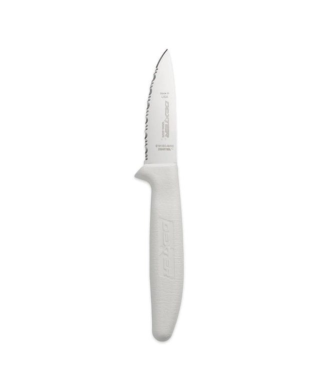 Dao Đa Năng Dexter Russell S151SC-GWE-PCP SANI-SAFE® 8.9 cm Cán Polypropylene Trắng Thép Carbon