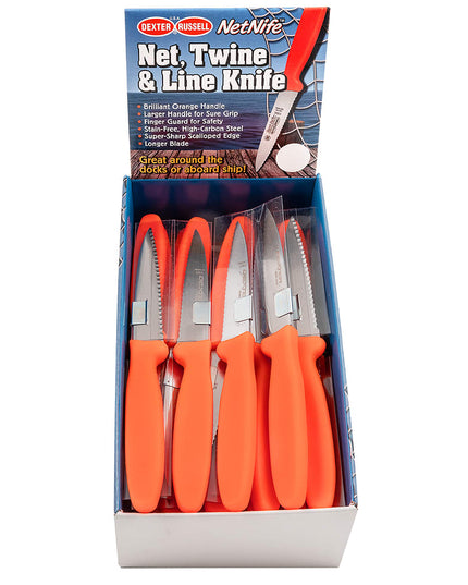 Bộ Dao Cắt Lưới SANI-SAFE® Dexter Russell NET105SC-36 8.9 cm Cán Polypropylene Cam Thép Carbon