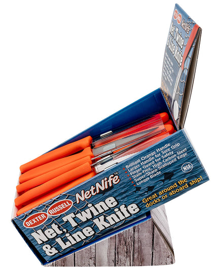 Bộ Dao Cắt Lưới SANI-SAFE® Dexter Russell NET105SC-36 8.9 cm Cán Polypropylene Cam Thép Carbon