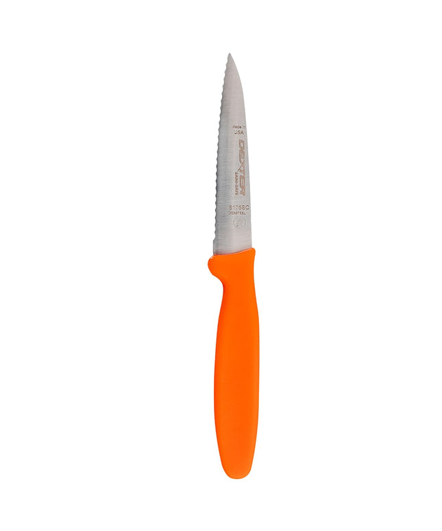 Dao Cắt Lưới SANI-SAFE® Dexter Russell NET105SC 8.9 cm Cán Polypropylene Cam Thép Carbon