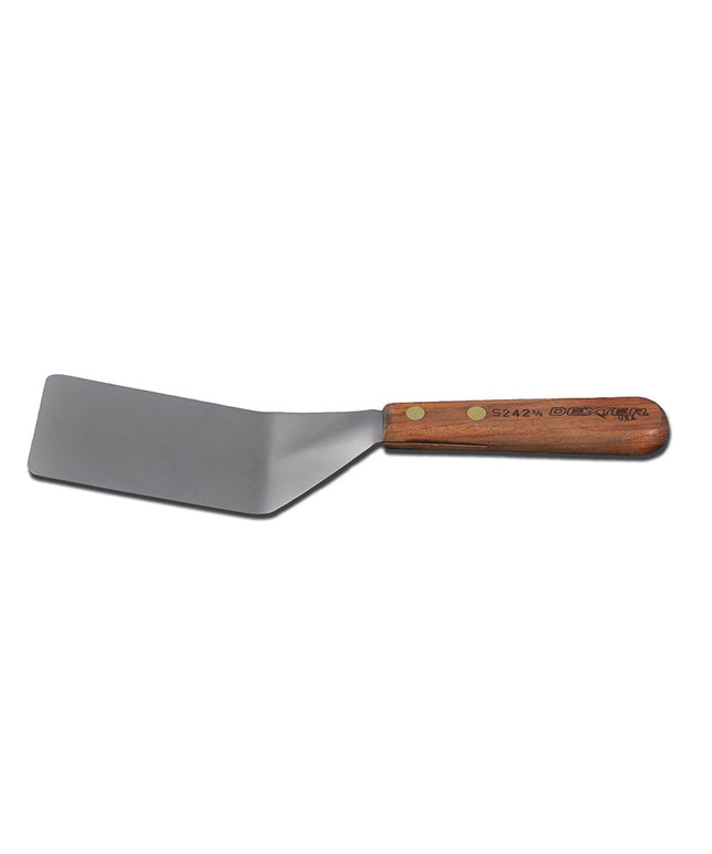 Xẻng Lật Bánh Pancake Dexter Russell S2421/2 10.2 x 6.4 cm Tay Cầm Gỗ Rosewood Thép Không Gỉ