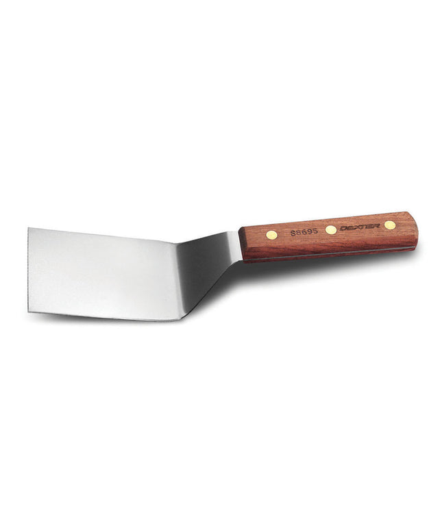 Xẻng Lật Hamburger Dexter Russell S8694 Cán Gỗ Rosewood Thép Không Gỉ 10.2x7.6 cm