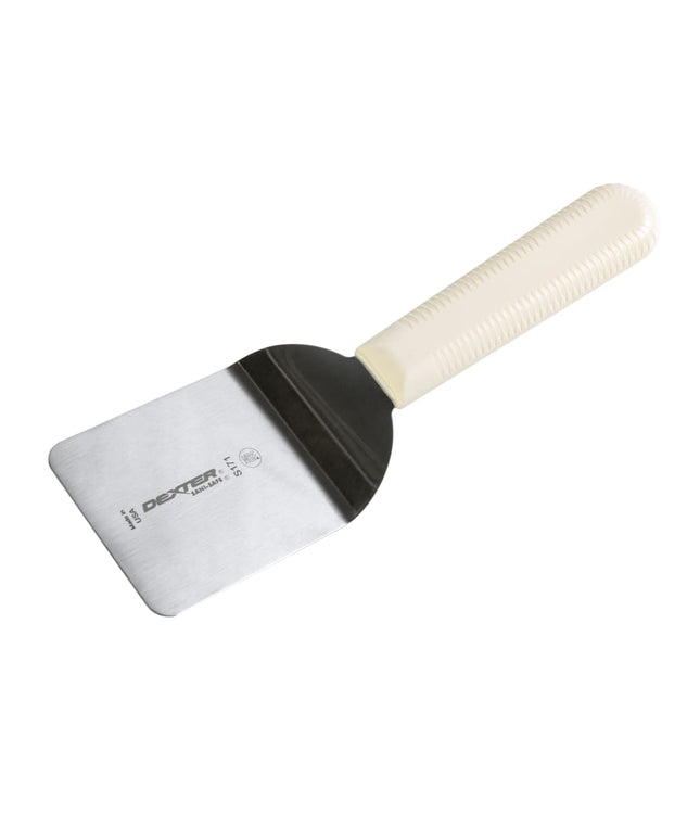 Xẻng Lật Mini Dexter Russell S171 SANI-SAFE® Cán Nhựa Polypropylene Trắng Thép Không Gỉ 6.4 cm