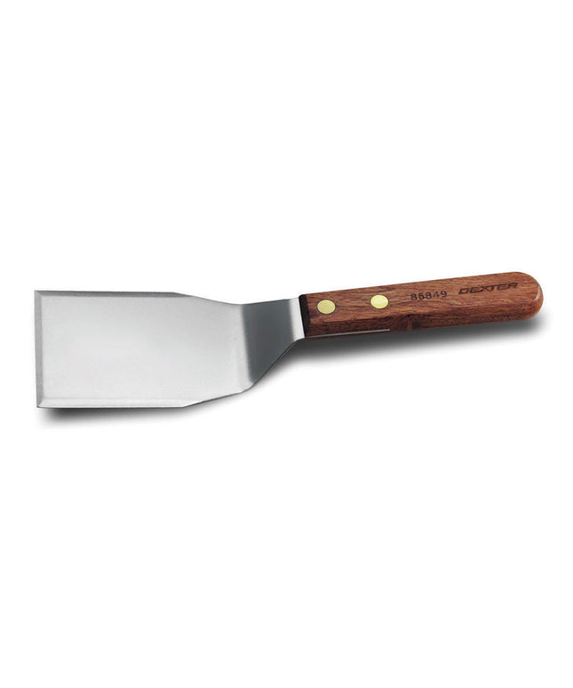 Xẻng Lật Hamburger Dexter Russell 85849 Tay Cầm Gỗ Rosewood Thép Không Gỉ 10.2 x 7.6 cm