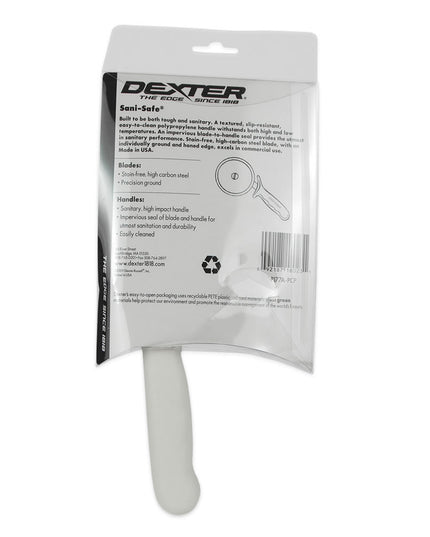 Dao Cắt Pizza Dexter Russell P177A-PCP SANI-SAFE® 10.2 cm Tay Cầm Nhựa Trắng Thép Carbon