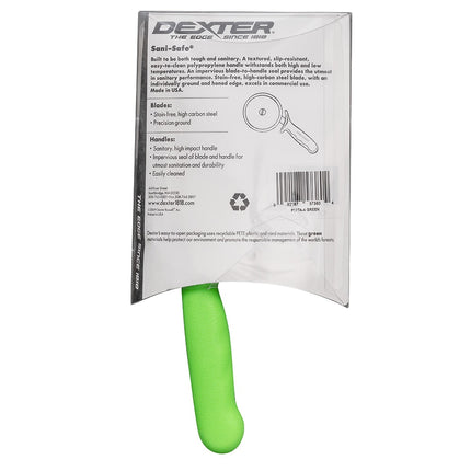 Dao Cắt Pizza Dexter Russell P177AG-PCP SANI-SAFE® 10.2 cm Cán Nhựa Xanh Lá, Thép Cacbon