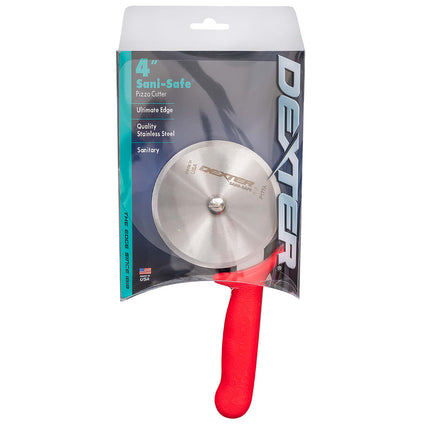 Dao Cắt Pizza Dexter Russell P177AR-PCP SANI-SAFE® 10.2 cm Tay Cầm Nhựa Đỏ Thép Carbon