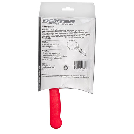 Dao Cắt Pizza Dexter Russell P177AR-PCP SANI-SAFE® 10.2 cm Tay Cầm Nhựa Đỏ Thép Carbon