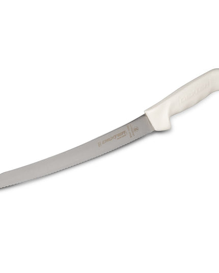 Dao Cắt Bánh Mì Dexter Russell S147-10SC-PCP SANI-SAFE® 25.4 cm Cán Polypropylene Trắng Thép Carbon