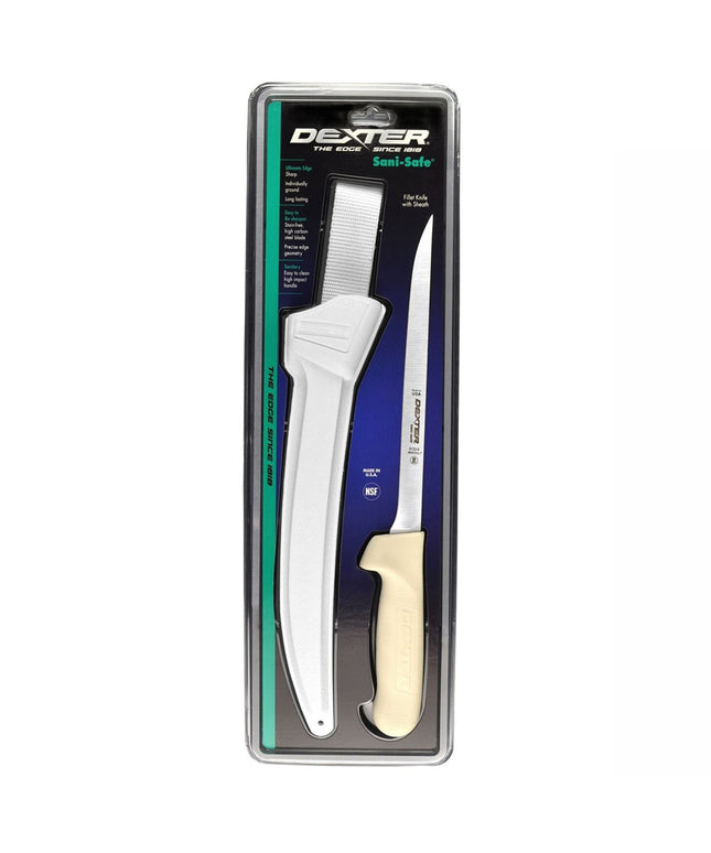 Dao Fillet SANI-SAFE® Dexter Russell S133-7WS1-CP 17.8 cm Tay Cầm Polypropylene Trắng Thép Carbon