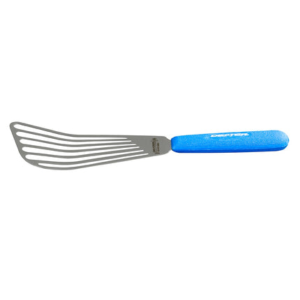 Phới Lật Cá Có Rãnh Dexter Russell 19673H SANI-SAFE 16.5 cm Tay Cầm Cao Su Mềm Xanh Dương Thép Không Gỉ