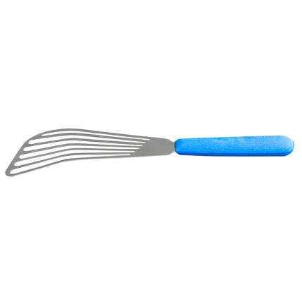 Phới Lật Cá Có Rãnh Dexter Russell 19673H SANI-SAFE 16.5 cm Tay Cầm Cao Su Mềm Xanh Dương Thép Không Gỉ