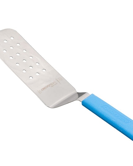 Phới Lật Đục Lỗ Dexter Russell PS286-8C-PCP SANI-SAFE® Thép Không Gỉ 20.3 x 7.6 cm Tay Cầm Polypropylene Xanh