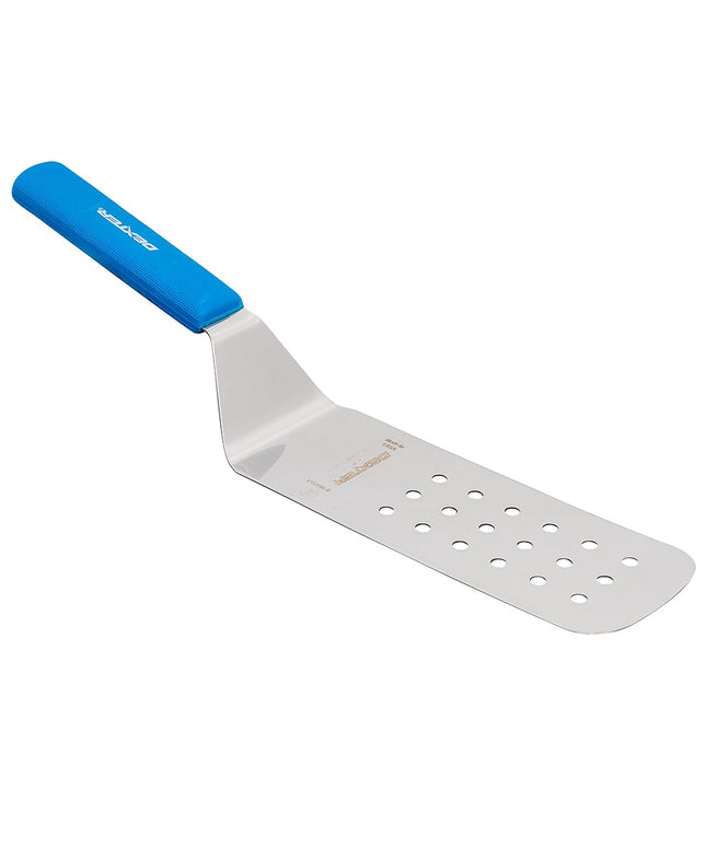 Phới Lật Đục Lỗ Dexter Russell PS286-8H-PCP SANI-SAFE® 20.3 x 7.6 cm Tay Cầm Nhựa Polypropylene Màu Xanh Thép Không Gỉ