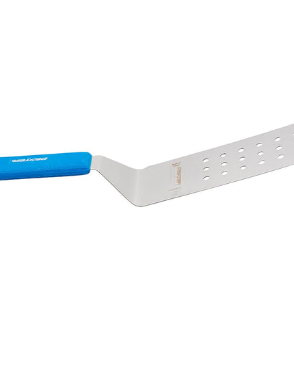 Phới Lật Đục Lỗ Dexter Russell PS286-8H-PCP SANI-SAFE® 20.3 x 7.6 cm Tay Cầm Nhựa Polypropylene Màu Xanh Thép Không Gỉ