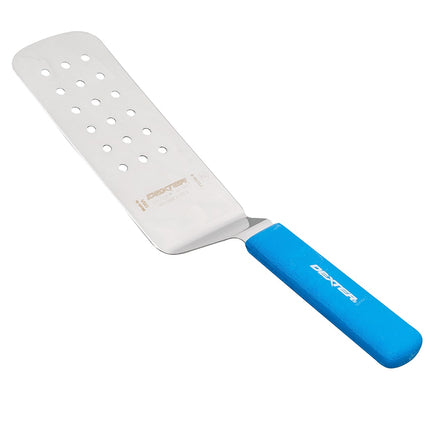 Phới Lật Đục Lỗ Dexter Russell PS286-8H-PCP SANI-SAFE® 20.3 x 7.6 cm Tay Cầm Nhựa Polypropylene Màu Xanh Thép Không Gỉ