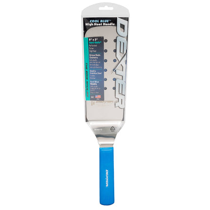 Phới Lật Đục Lỗ Dexter Russell PS286-8H-PCP SANI-SAFE® 20.3 x 7.6 cm Tay Cầm Nhựa Polypropylene Màu Xanh Thép Không Gỉ