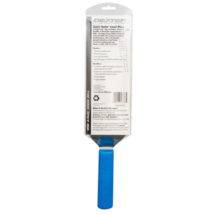Phới Lật Đục Lỗ Dexter Russell PS286-8H-PCP SANI-SAFE® 20.3 x 7.6 cm Tay Cầm Nhựa Polypropylene Màu Xanh Thép Không Gỉ
