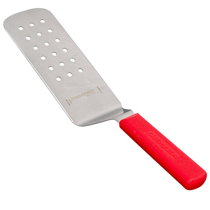 Phới Lật Có Lỗ Dexter Russell PS286-8R-PCP SANI-SAFE 20.3 x 7.6 cm Tay Cầm Polypropylene Đỏ Thép Không Gỉ