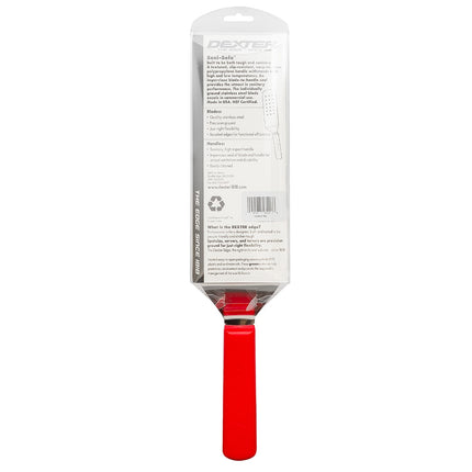 Phới Lật Có Lỗ Dexter Russell PS286-8R-PCP SANI-SAFE 20.3 x 7.6 cm Tay Cầm Polypropylene Đỏ Thép Không Gỉ