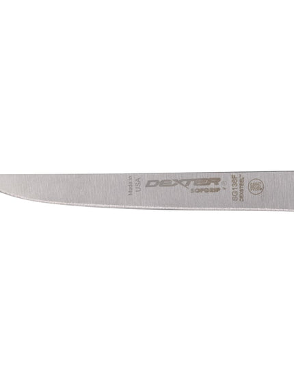 Dexter Russell SG136F-PCP 6" Boning Knife w/ Soft White Rubber Handle, Carbon Steel