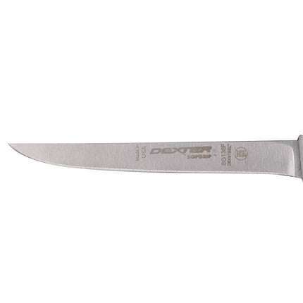 Dexter Russell SG136F-PCP 6" Boning Knife w/ Soft White Rubber Handle, Carbon Steel