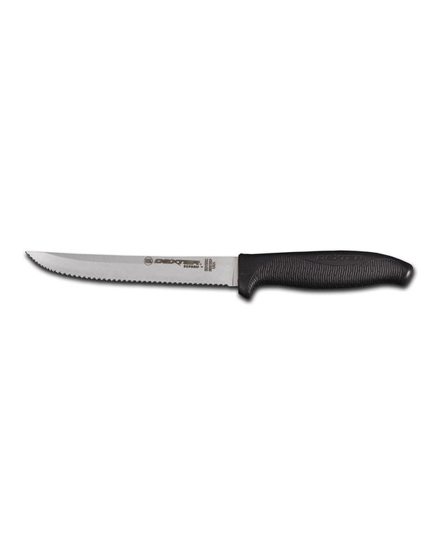 Dao Thái Đa Dụng Dexter Russell SG156SCB-PCP 15.2 cm Cán Cao Su Đen Mềm Thép Carbon