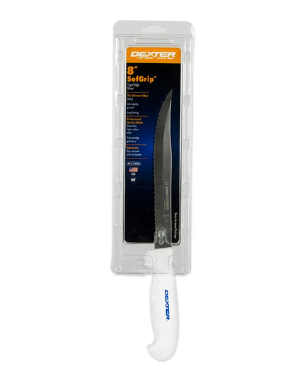 Dao Thái Lát Dexter Russell SG142-8TE-PCP 20.3 cm Cán Cao Su Mềm Trắng Thép Carbon