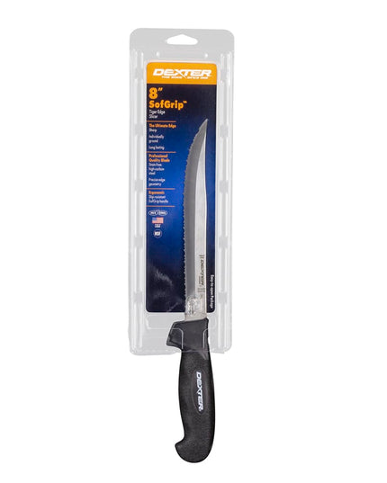 Dao Thái Dexter Russell SG142-8TEB-PCP 30.5 cm Cán Cao Su Mềm Đen Thép Carbon
