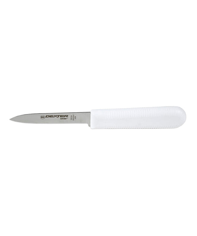 Dao Gọt Dexter Russell SG104-PCP 8.3 cm Cán Cao Su Mềm Trắng Thép Carbon