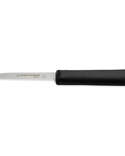 Dao Gọt Dexter Russell SG104B-PCP 8.3 cm Tay Cầm Cao Su Mềm Đen, Thép Carbon
