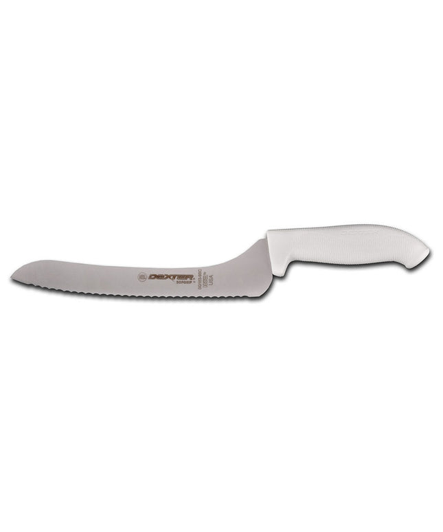 Dao Cắt Sandwich Dexter Russell SG163-9SC-PCP 22.9 cm Cán Cao Su Mềm Trắng Thép Carbon
