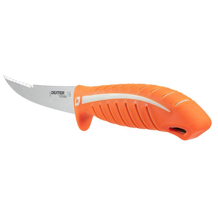 Dao Phi Lê Cứng Hai Lưỡi Dexter Russell 24914 25.4 cm Cán Silicone Cam Thép Carbon Cao