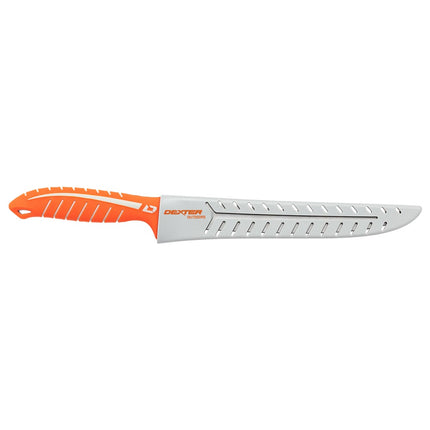 Dao Phi Lê Cứng Hai Lưỡi Dexter Russell 24914 25.4 cm Cán Silicone Cam Thép Carbon Cao