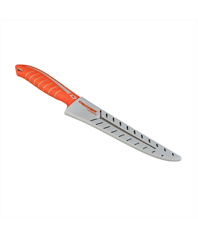 Dao Fillet Cứng Dexter Russell DX10TE 24916 25.4 cm Tay Cầm Silicone Cam Thép Carbon Cao