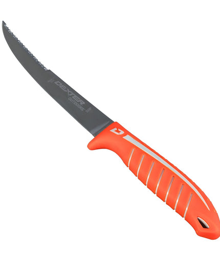 Dao Fillet Cứng Dexter Russell DX10TE 24916 25.4 cm Tay Cầm Silicone Cam Thép Carbon Cao