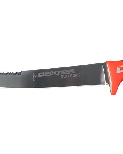 Dao Fillet Cứng Dexter Russell DX10TE 24916 25.4 cm Tay Cầm Silicone Cam Thép Carbon Cao