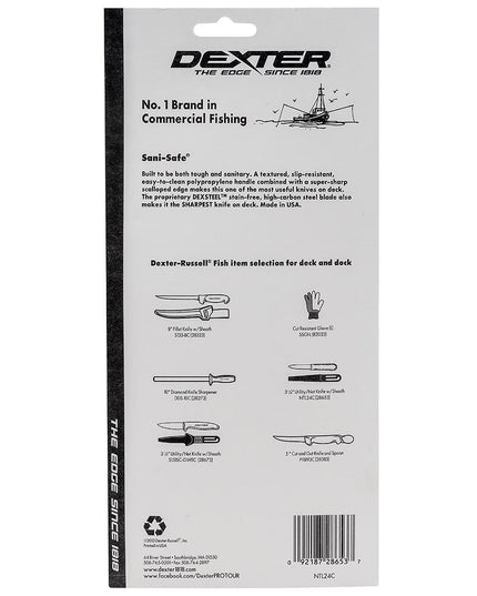 Dao Cắt Dây Dexter Russell NTL24C SANI-SAFE 8.3 cm Cán Polypropylene Trắng Thép Carbon