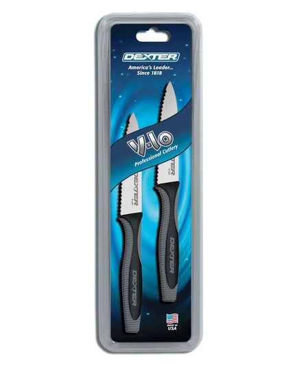 Bộ Dao Gọt Dexter Russell V105SC-2PCP 8.9 cm Tay Cầm Cao Su Mềm Thép Carbon Cao
