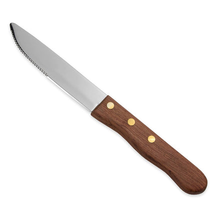 Dao Steak Dexter Russell P46005 12.1cm Kiểu Gaucho Cán Gỗ Hồng Mộc Thép Carbon