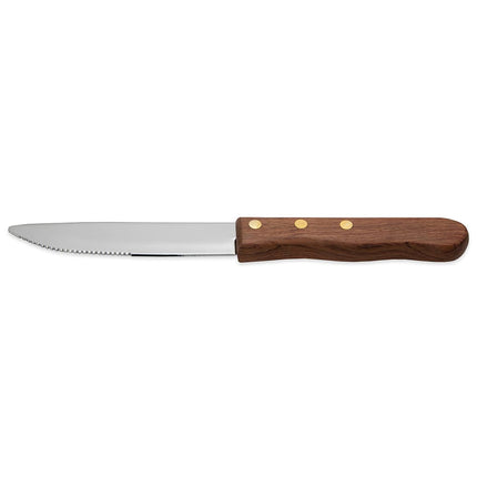 Dao Steak Dexter Russell P46005 12.1cm Kiểu Gaucho Cán Gỗ Hồng Mộc Thép Carbon