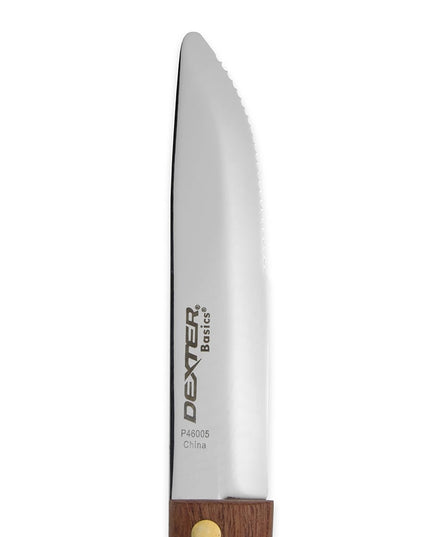 Dao Steak Dexter Russell P46005 12.1cm Kiểu Gaucho Cán Gỗ Hồng Mộc Thép Carbon