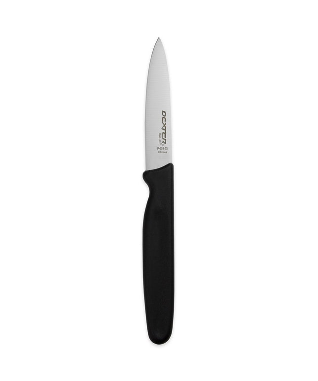 Dao Gọt Dexter Russell P40843 8.3 cm Cán Polypropylene Đen Thép Carbon