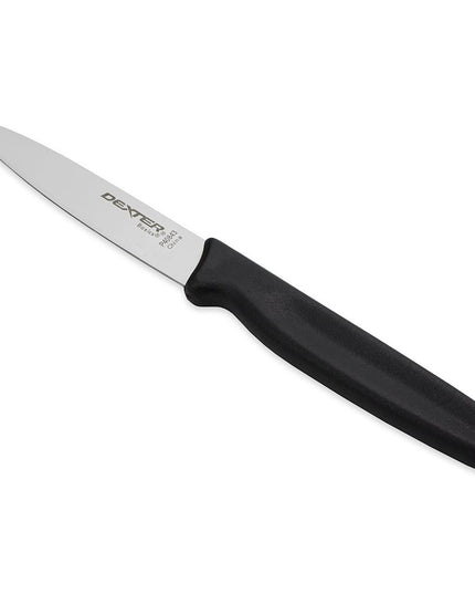Dao Gọt Dexter Russell P40843 8.3 cm Cán Polypropylene Đen Thép Carbon