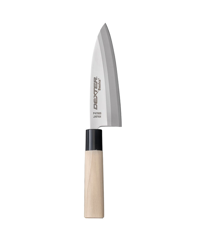 Dexter Russell P47005 Dao Deba 16.5 cm Cán Gỗ Magnolia, Thép Không Gỉ