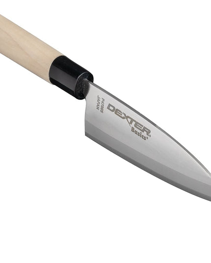 Dexter Russell P47005 Dao Deba 16.5 cm Cán Gỗ Magnolia, Thép Không Gỉ
