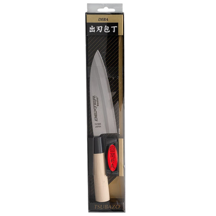 Dexter Russell P47005 Dao Deba 16.5 cm Cán Gỗ Magnolia, Thép Không Gỉ