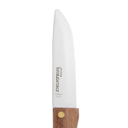 Bộ Dao Steak Dexter Russell P46005-6P 12 cm Cán Gỗ Hồng Mộc Thép Cacbon