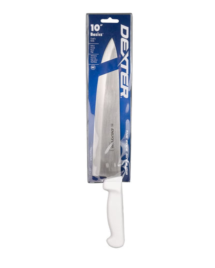 Dao Đầu Bếp Dexter Russell P94802 25.4 cm Cán Polypropylene Trắng Thép Carbon