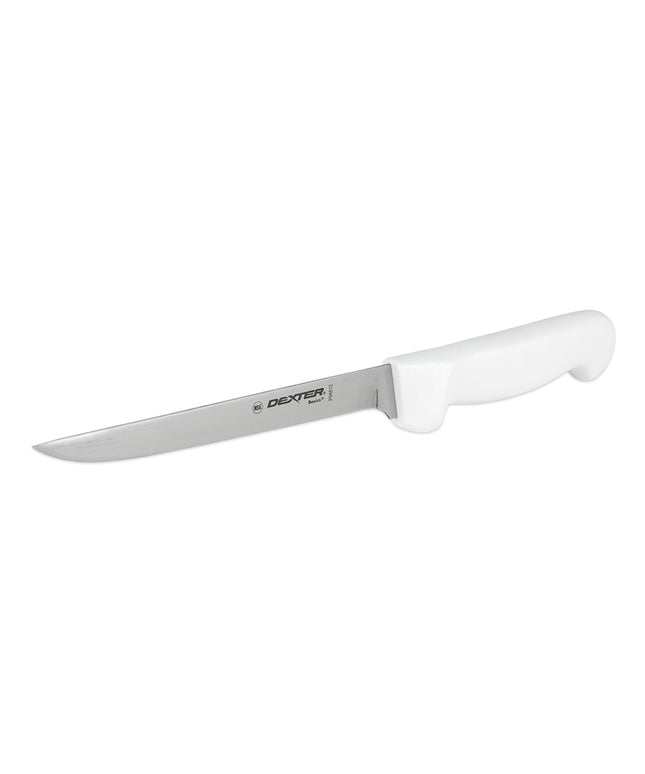 Dexter Russell P94812 7" Fillet Knife w/ Polypropylene White Handle, Carbon Steel